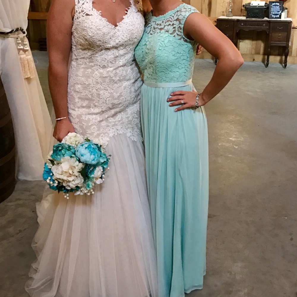 David’s Bridal Bridesmaid Dress Size 2